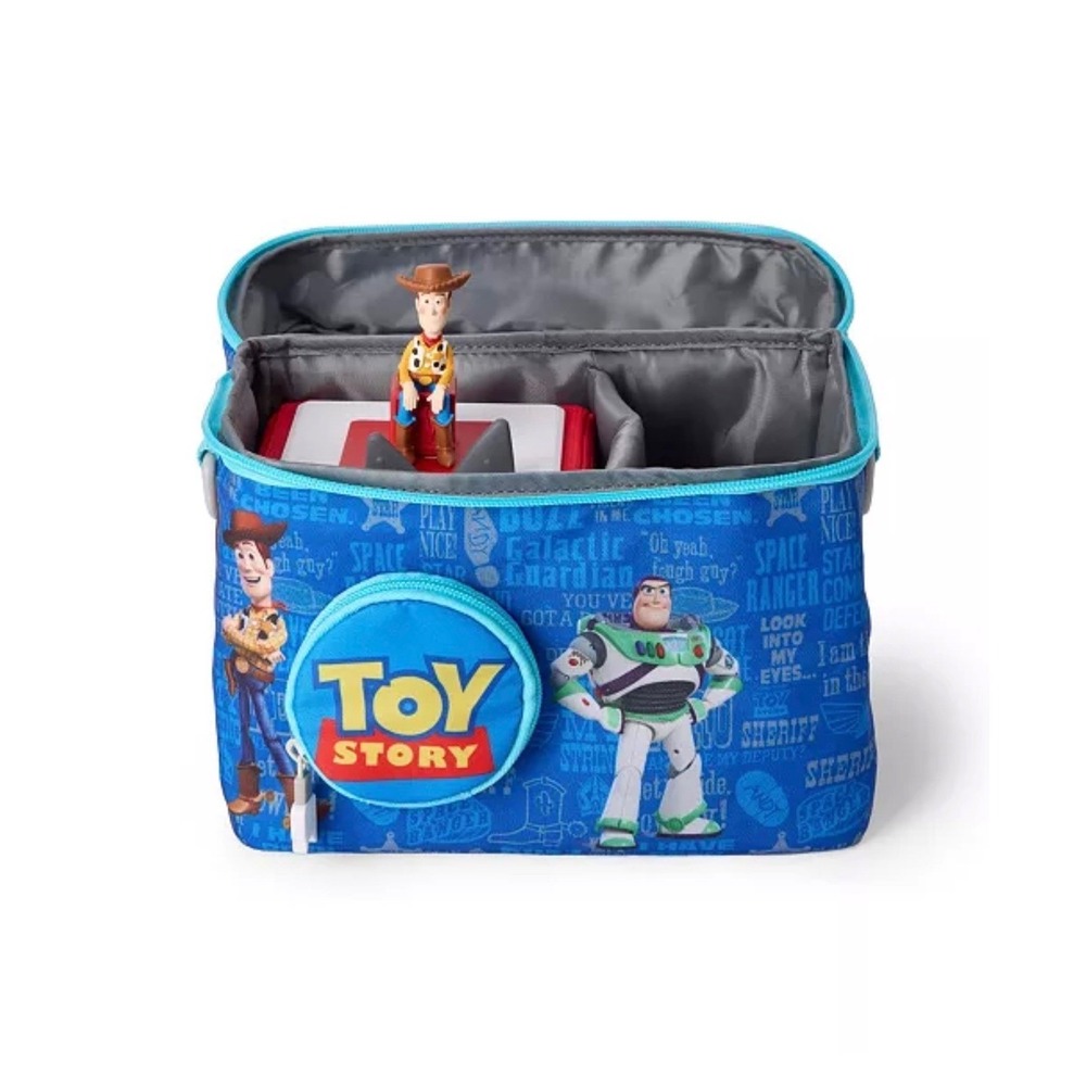 Tonies Disney Toy Story Listen & On The Go Kids Travel Bag Durable Adjustable